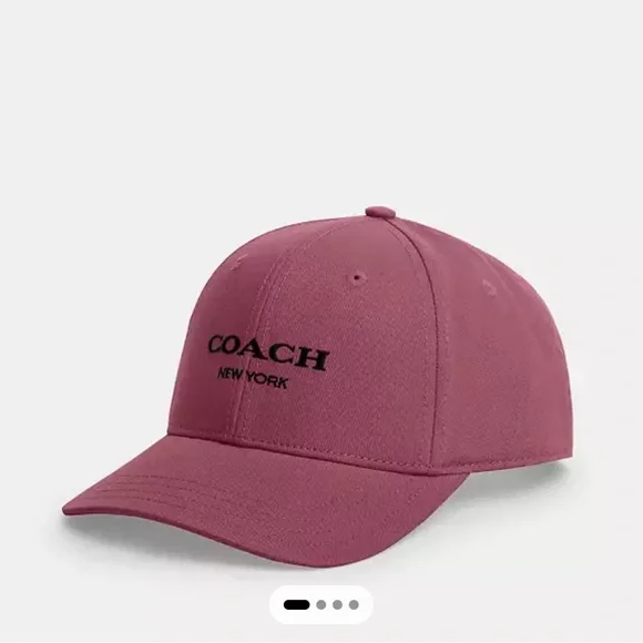Coach Pink Baseball Cap - Picture 8 of 8